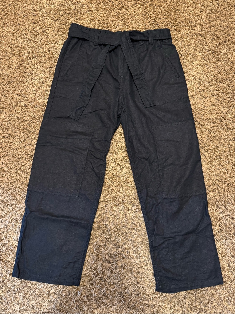 Gap Tie Waist Linen Pants